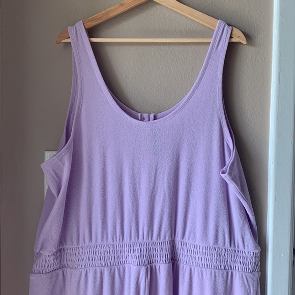 NWT TORRID Purple Henley Terry Cloth Jumpsuit - Picture 9 of 11